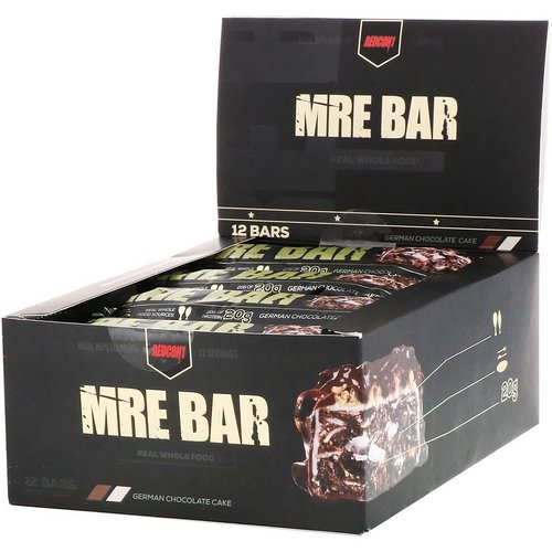 Redcon1, MRE Bar, German Chocolate Cake, 12 Bars, 2.36 oz (67 g) Each Review