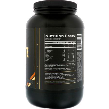 蛋白質, 運動營養: Redcon1, MRE LITE, Meal Replacement, Dutch Apple Pie, 1.92 lbs (870 g)