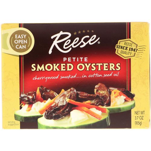 Reese, Petite Smoked Oysters, 3.7 oz (105 g) Review