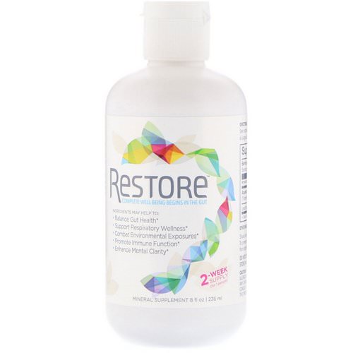 Restore, For Gut Health Mineral Supplement, 8 fl oz (237 ml) Review