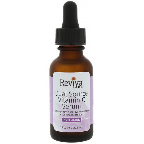Reviva Labs, Dual Source Vitamin C Serum, Anti Aging, 1 fl oz (29.5 ml) Review