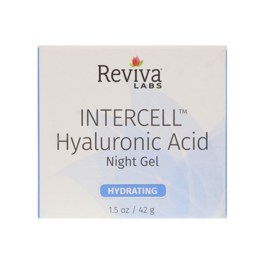 Reviva Labs, InterCell, Hyaluronic Acid Night Gel, Hydrating, 1.5 oz (42 g) Review