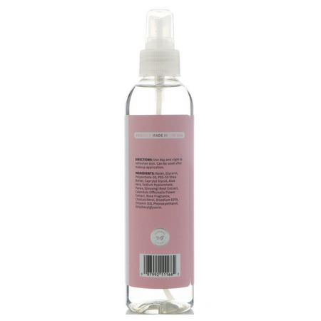 霜, 透明質酸精華素: Reviva Labs, Rosewater Facial Spray, 8 oz (236 ml)