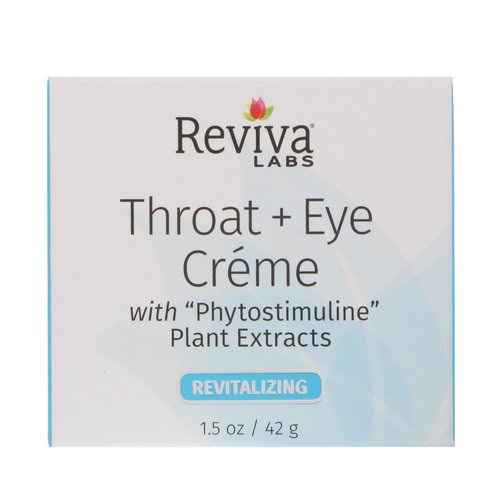 Reviva Labs, Throat + Eye Cream, 1.5 oz (41 g) Review