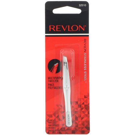化妝刷, 化妝: Revlon, Classic Slant Tip Compact Tweezer, 1 Count