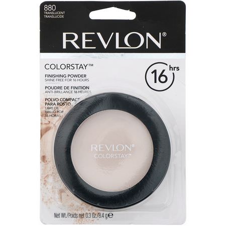 定型噴霧, 粉末: Revlon, Colorstay, Finishing Powder, 880 Translucent, 0.3 oz (8.4 g)