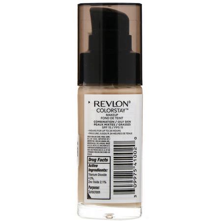 基礎, 臉部: Revlon, Colorstay, Makeup, Combination/Oily, 150 Buff, 1 fl oz (30 ml)