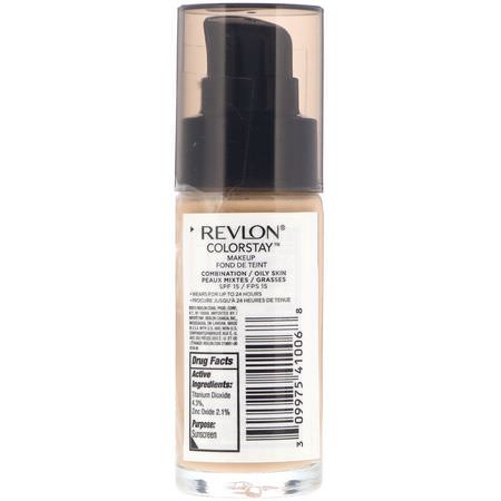基礎, 臉部: Revlon, Colorstay, Makeup, Combination/Oily, 240 Medium Beige, 1 fl oz (30 ml)