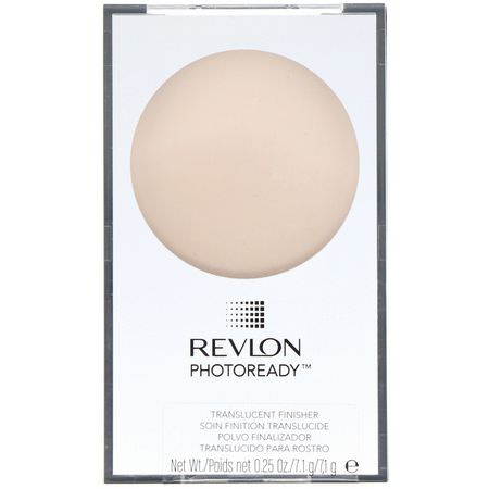 定型噴霧, 粉末: Revlon, PhotoReady, Translucent Finisher, Powder, .25 oz (7.1 g)