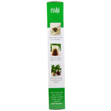 咖啡, 茶: Rishi Tea, Loose Leaf Tea Bags, 100 Tea Bags