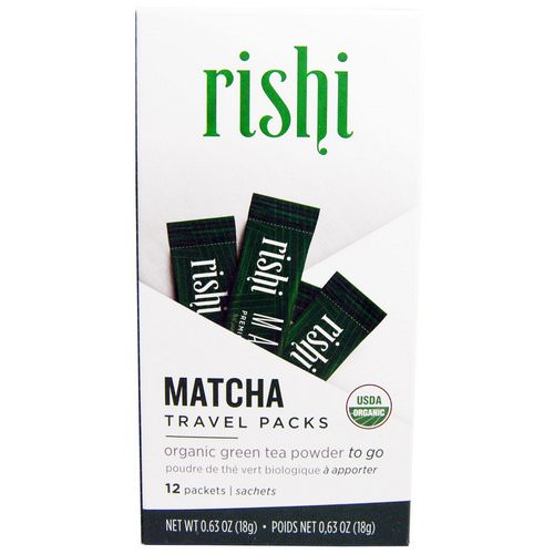 Rishi Tea, Matcha, Organic Green Tea Powder, 12 Packets, 0.63 oz (18 g) Review
