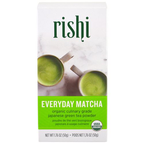 Rishi Tea, Organic Everyday Matcha Powder, 1.76 oz (50 g) Review