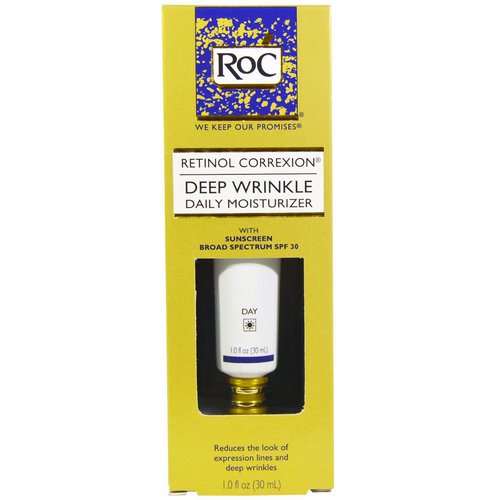 RoC, Retinol Correxion, Deep Wrinkle Daily Moisturizer, SPF 30, 1.0 fl oz (30 ml) Review