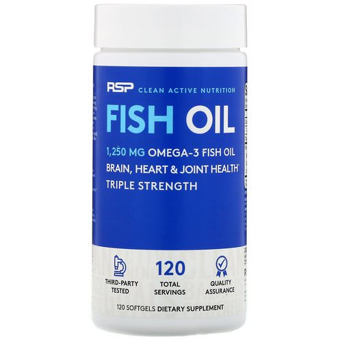RSP Nutrition, Fish Oil, 120 Softgels Review