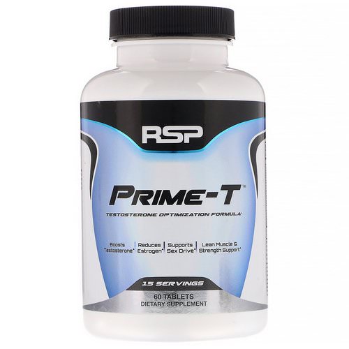 RSP Nutrition, Prime-T, Testosterone Booster, 60 Tablets Review