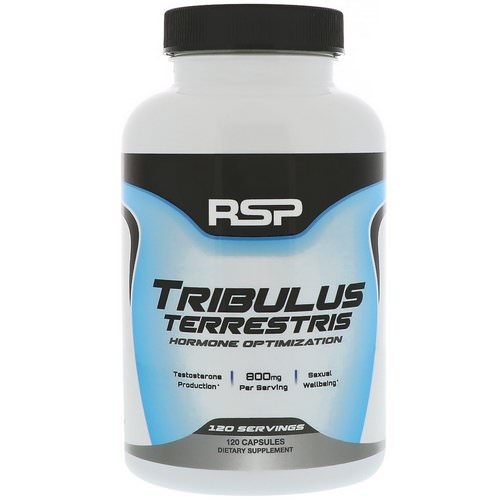 RSP Nutrition, Tribulus Terrestris, Hormone Optimization, 120 Capsules Review