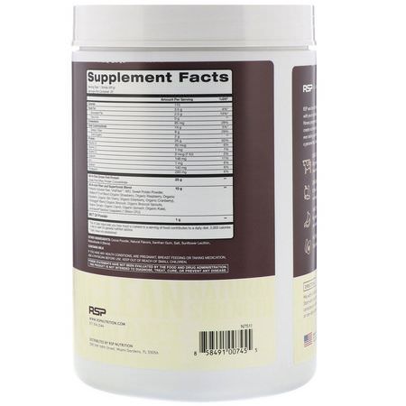 乳清蛋白, 運動營養: RSP Nutrition, Truefit, Grass-Fed Whey Protein Shake, Chocolate, 2 lbs (940 g)