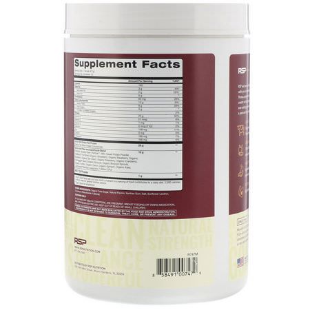 乳清蛋白, 運動營養: RSP Nutrition, TrueFit, Grass-Fed Whey Protein Shake, Cinnamon Churro, 2 lbs (940 g)