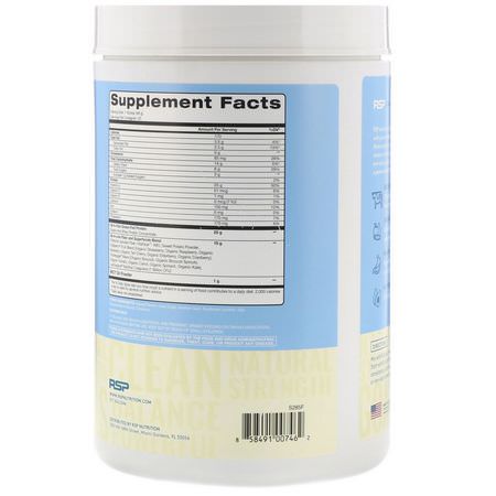 乳清蛋白, 運動營養: RSP Nutrition, TrueFit, Grass-Fed Whey Protein, Vanilla, 2 lbs (940 g)