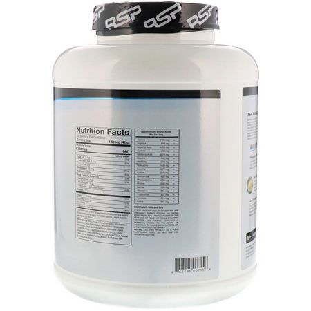 蛋白質, 運動營養: RSP Nutrition, Whey Protein Powder, Cookies and Cream, 4.7 lbs (2.14 kg)