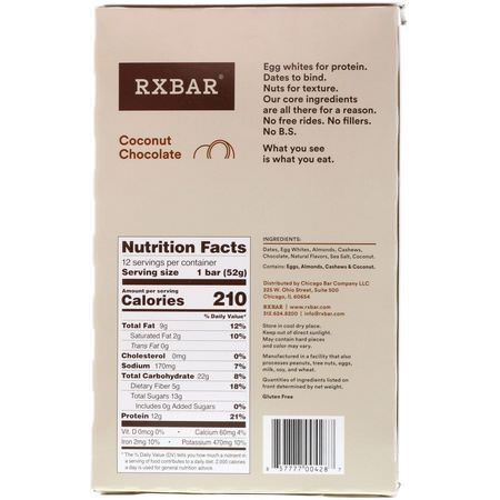 RXBAR Nutritional Bars - 營養棒