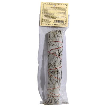 熏香, 精油: Sage Spirit, Native American Incense, White Sage, Large (8-9 inches), 1 Smudge Wand