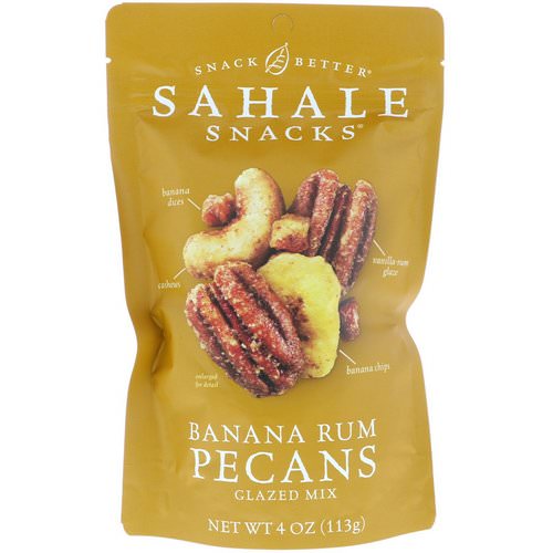 Sahale Snacks, Glazed Mix, Banana Rum Pecans, 4 oz (113 g) Review