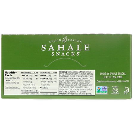 Sahale Snacks Snack Mixes Pistachios - 開心果, 種子, 堅果, 零食