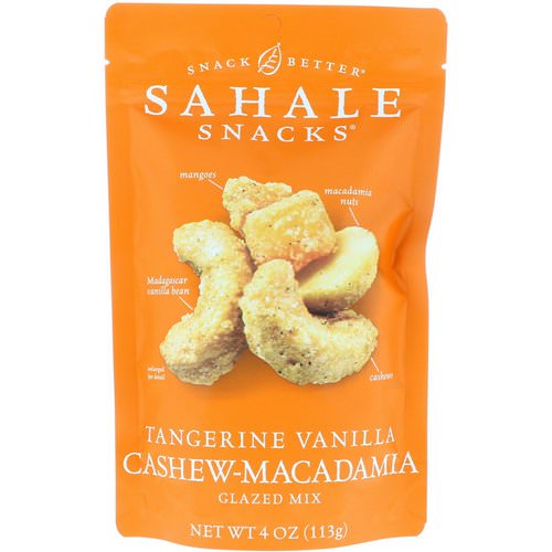 Sahale Snacks, Glazed Mix, Tangerine Vanilla Cashew-Macadamia, 4 oz (113 g) Review