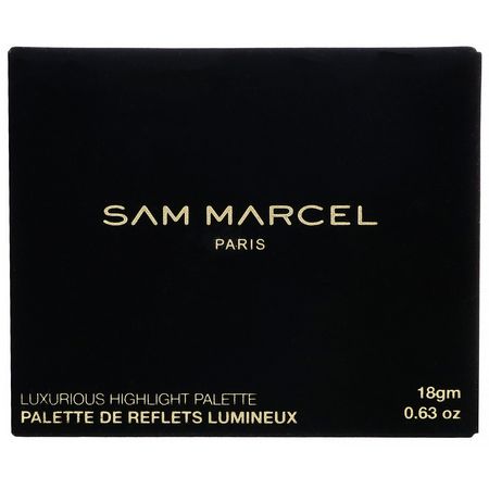 化妝禮品, 熒光筆: Sam Marcel, Luxurious Highlight Palette, 0.63 oz (18 g)