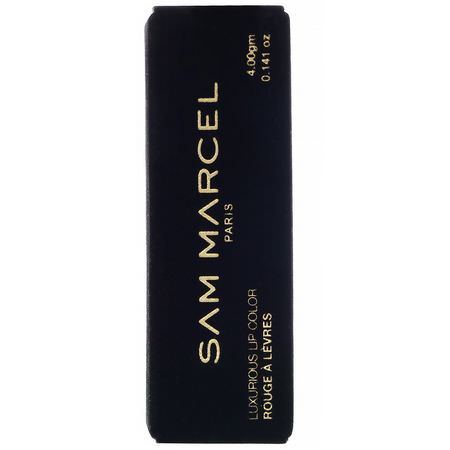 唇膏, 嘴唇: Sam Marcel, Luxurious Lip Color Satin, Angeline, 0.141 oz (4 g)
