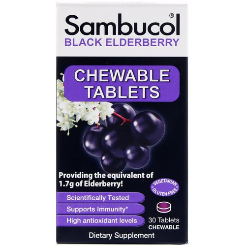 Sambucol, Black Elderberry, Original Formula, 30 Tablets Chewable Review