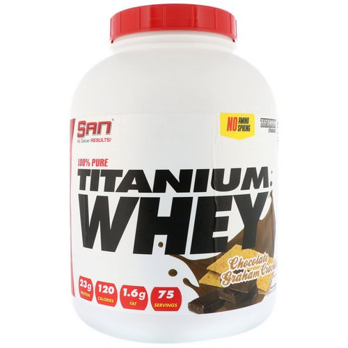 SAN Nutrition, 100% Pure Titanium Whey, Chocolate Graham Cracker, 5 lbs (2268 g) Review