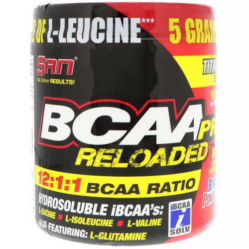 SAN Nutrition, BCAA-Pro Reloaded, Berry Pomegranate, 4 oz (114.7 g) Review