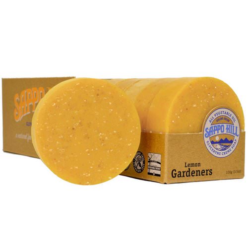Sappo Hill, Glyceryne Cream Soap, Lemon Gardeners, 12 Bars, 3.5 oz (100 g) Each Review