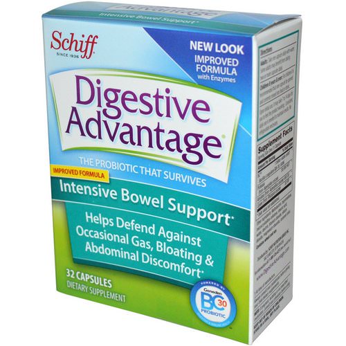 Schiff, Digestive Advantage, Intensive Bowel Support, 32 Capsules Review