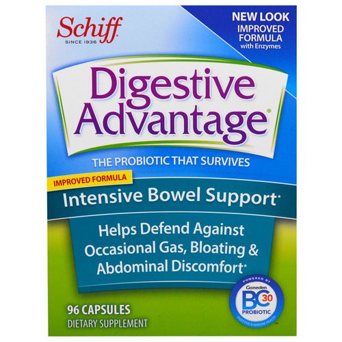 Schiff, Digestive Advantage, Intensive Bowel Support, 96 Capsules Review