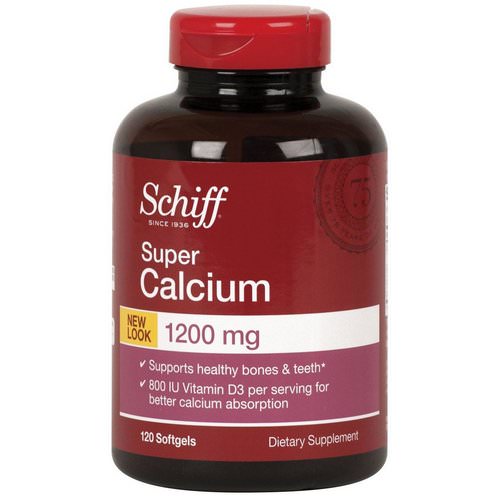 Schiff, Super Calcium, 1200 mg, 120 Softgels Review