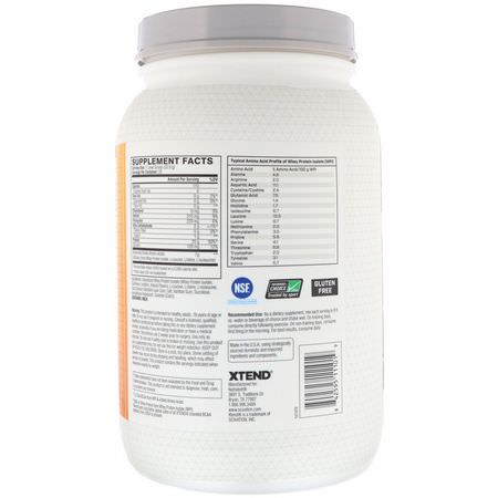 乳清蛋白, 運動營養: Scivation, Xtend Pro, Whey Isolate, Salted Caramel Shake, 1.81 lb (823 g)