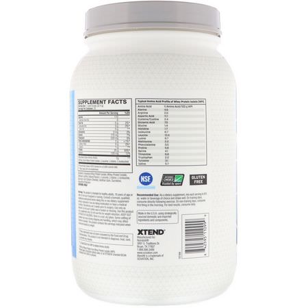乳清蛋白, 運動營養: Scivation, Xtend Pro, Whey Isolate, Vanilla Ice Cream, 1.78 lb (810 g)
