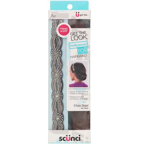 Scunci, Hollywood Roll Hairband, 1 Piece Review