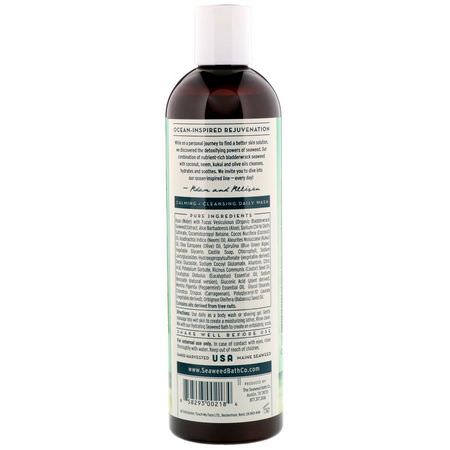 沐浴露, 沐浴露: The Seaweed Bath Co, Hydrating Body Wash, For All Skin Types, Eucalyptus & Peppermint, 12 fl oz (354 ml)