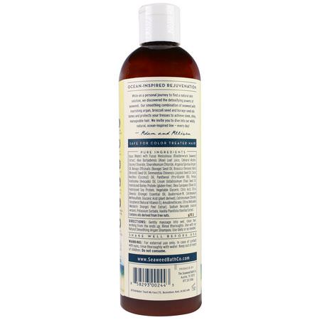 護髮素, 護髮: The Seaweed Bath Co, Natural Smoothing Argan Conditioner, Citrus Vanilla, 12 fl oz (360 ml)