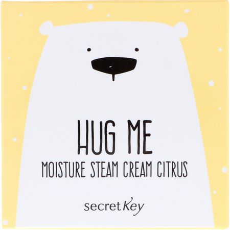 Argan油, 面霜: Secret Key, Hug Me, Moisture Steam Cream, Citrus, 2.82 oz (80 g)