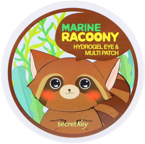 Secret Key, Marine Racoony Hydrogel Eye & Multipatch, 60 Patches Review