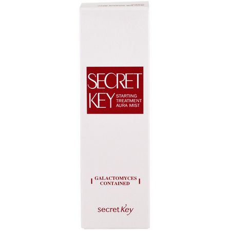 面部噴霧, K美容保濕霜: Secret Key, Starting Treatment Aura Mist, 3.38 oz (100 ml)