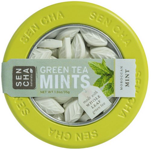 Sencha Naturals, Green Tea Mints, Moroccan Mint, 1.2 oz (35 g) Review
