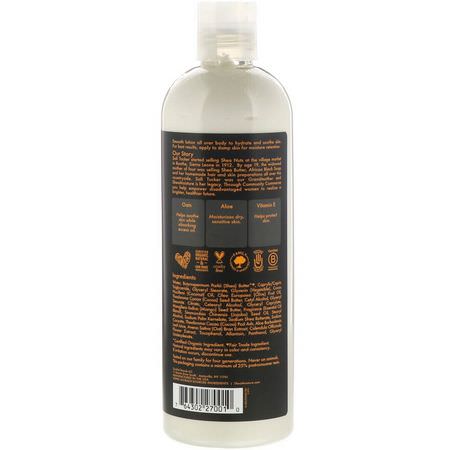 乳液, 浴: SheaMoisture, African Black Soap, Soothing Body Lotion, 13 oz (369 g)