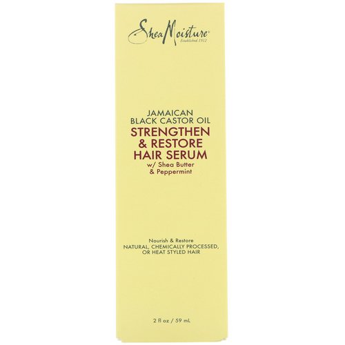 SheaMoisture, Jamaican Black Castor Oil, Strengthen & Restore Hair Serum, 2 fl oz (59 ml) Review