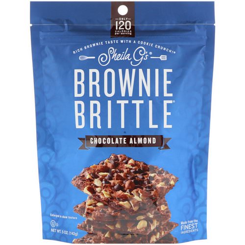 Sheila G's, Brownie Brittle, Chocolate Almond, 5 oz (142 g) Review